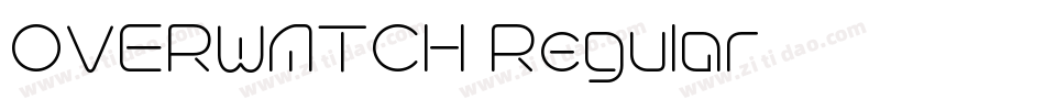 OVERWATCH Regular字体转换